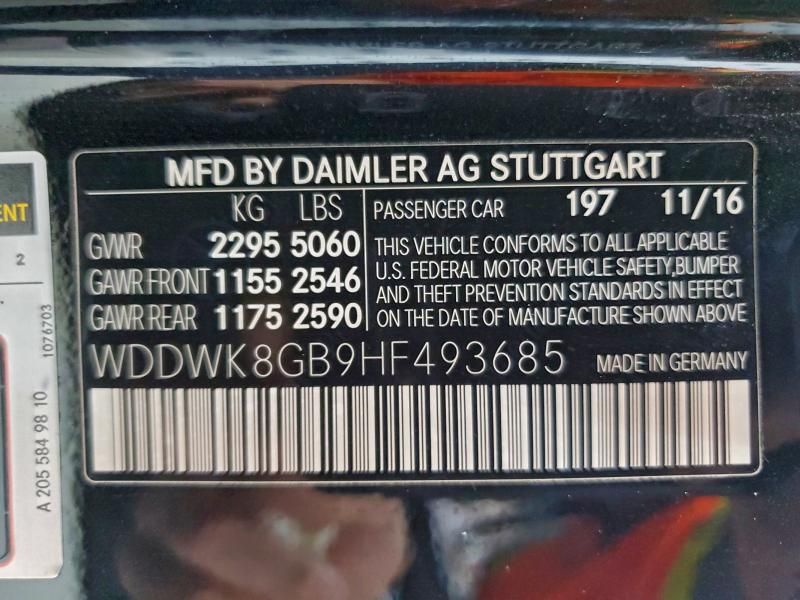 2017 Mercedes-Benz C 63 amg