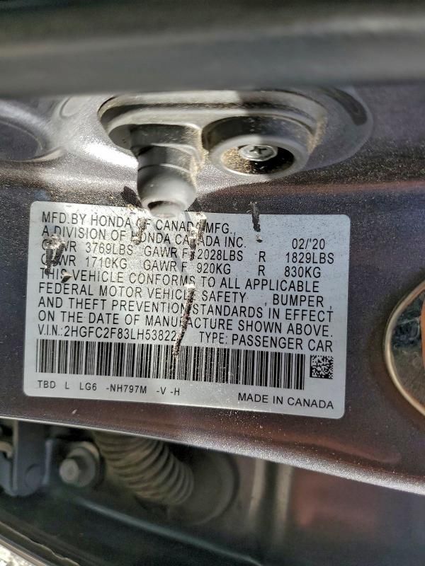 2020 Honda Civic Sport