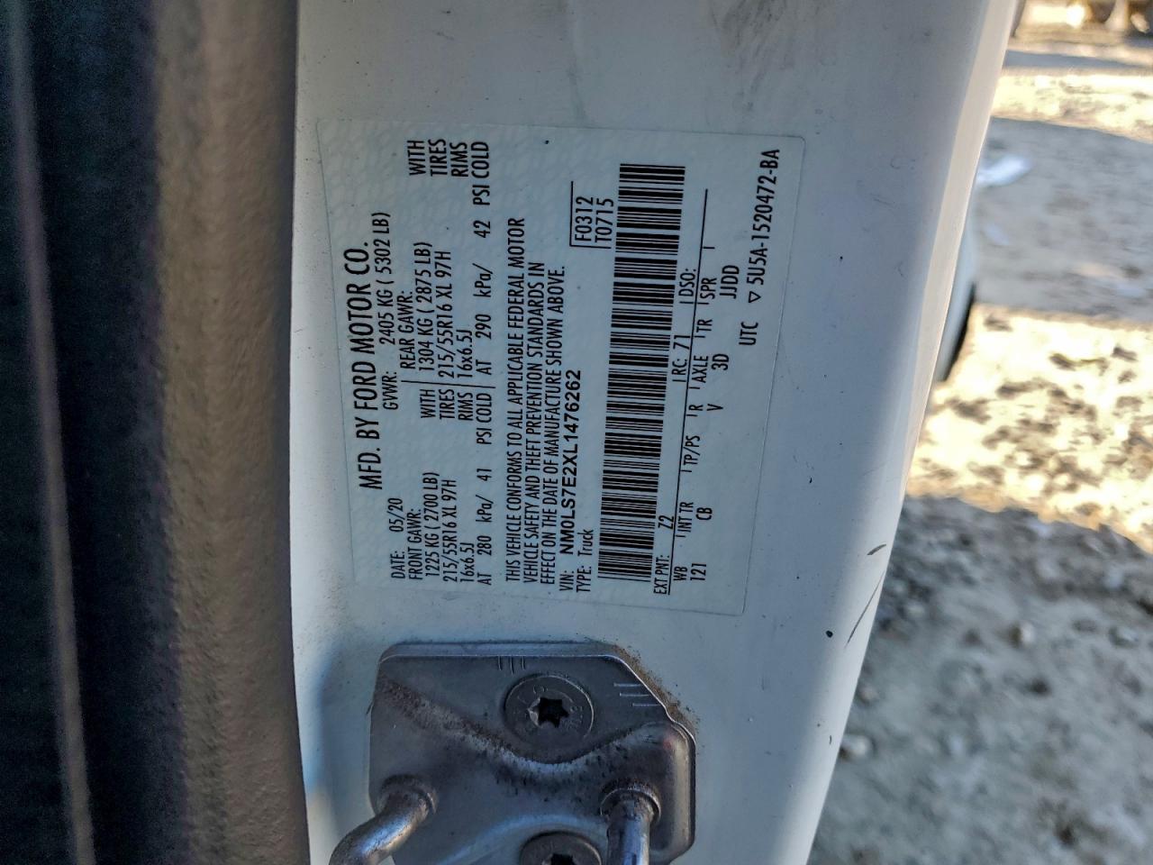 2020 Ford Transit Connect xl