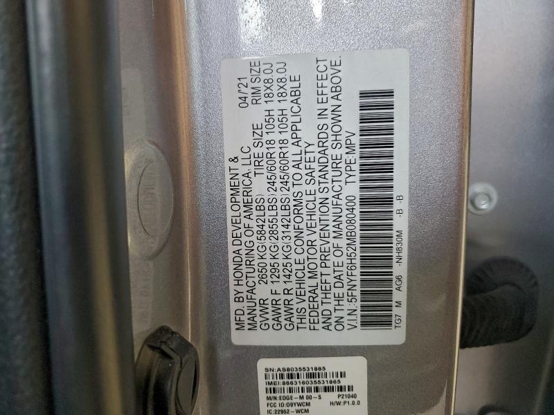 2021 Honda Pilot exl