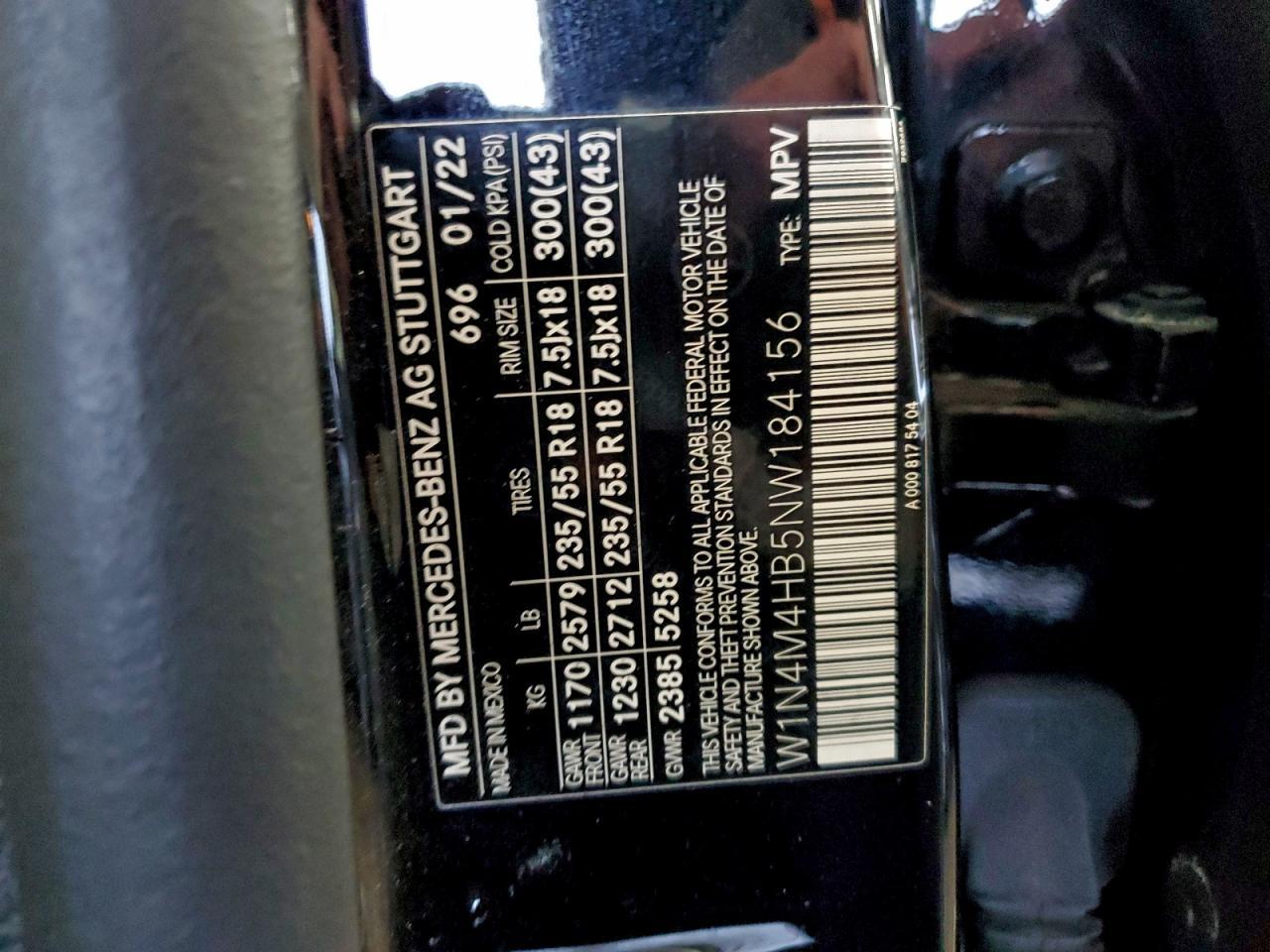 2022 Mercedes-Benz Glb 250 4matic