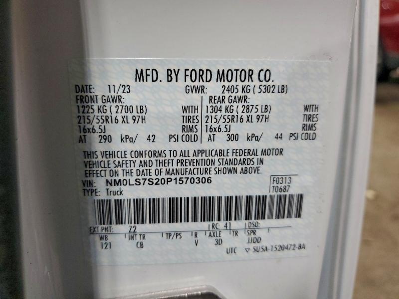 2023 Ford Transit Connect Delivery Van