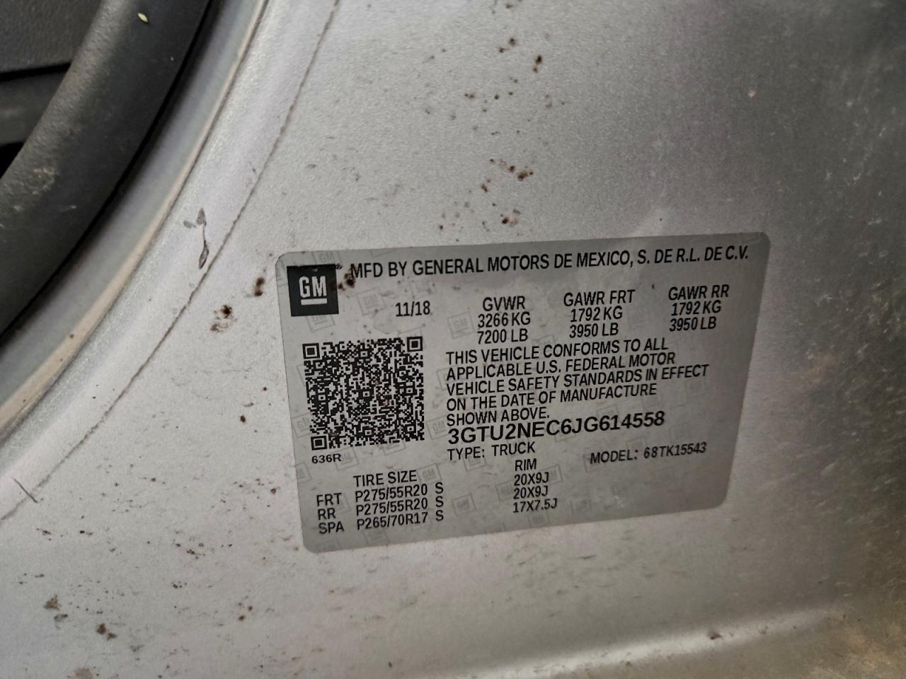 2018 GMC Sierra K1500 SLT