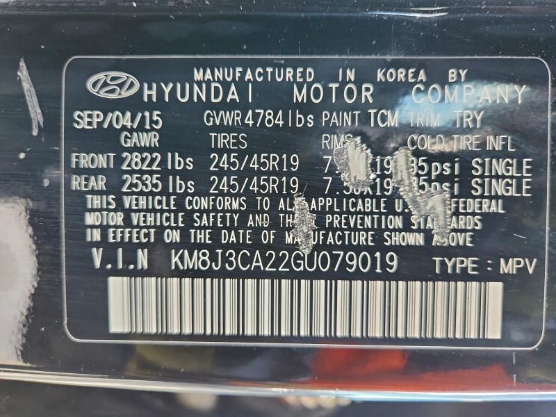 2016 Hyundai Tucson Limited