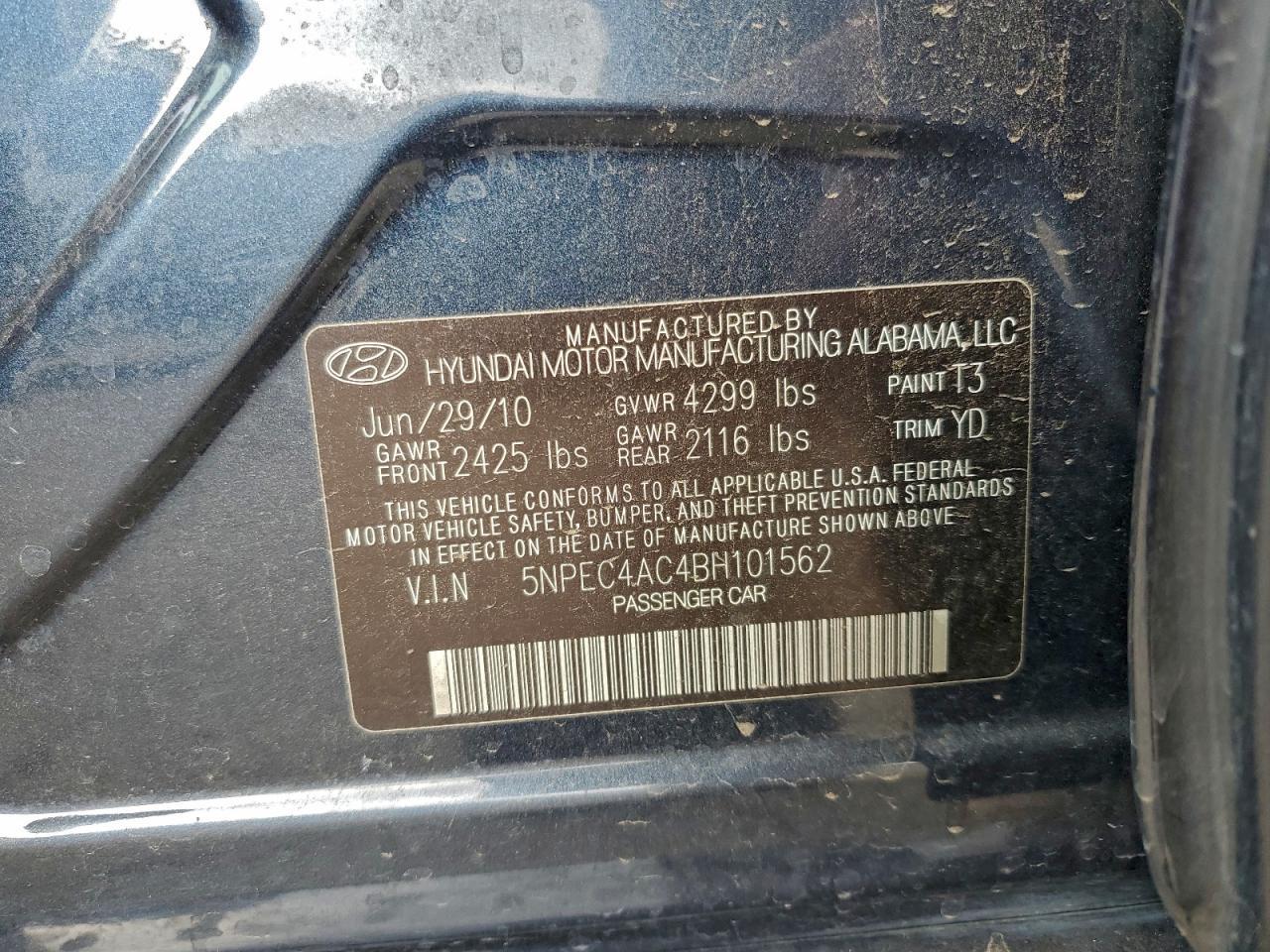 2011 Hyundai Sonata se
