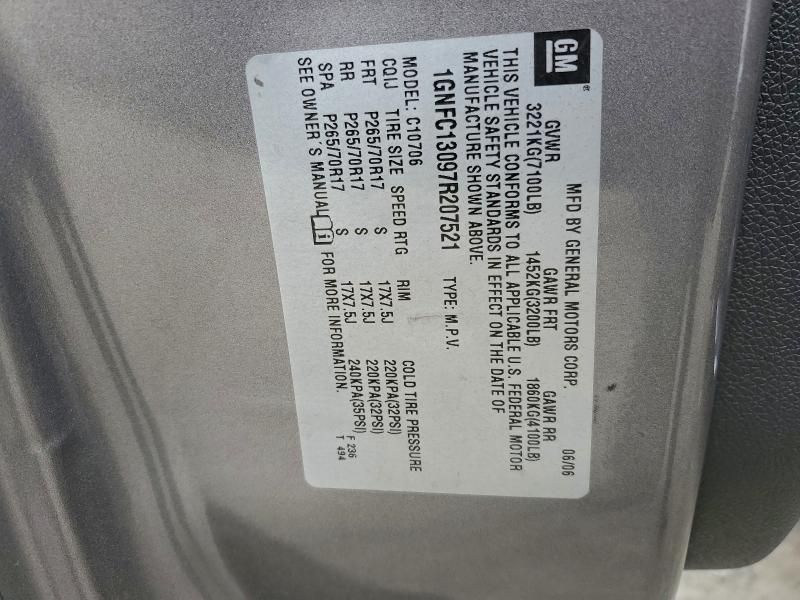 2007 Chevrolet Tahoe C1500