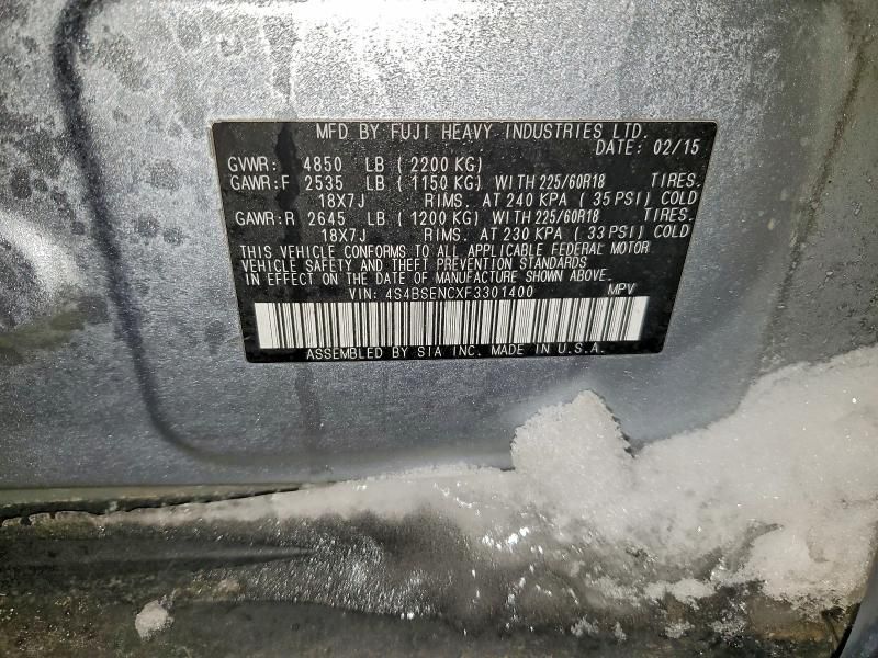 2015 Subaru Outback 3.6r Limited