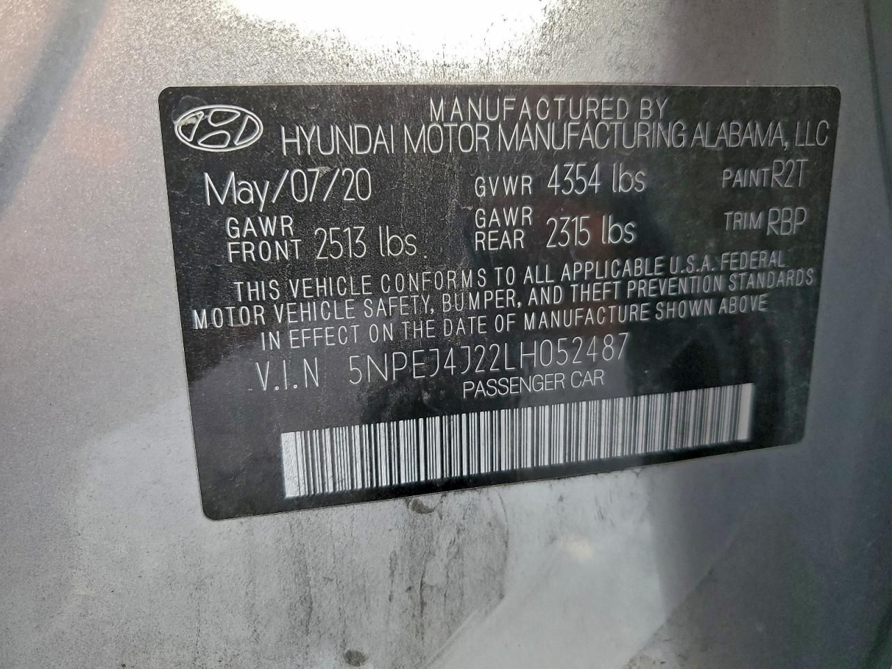 2020 Hyundai Sonata sel Plus