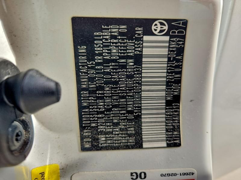 2016 Toyota Corolla l