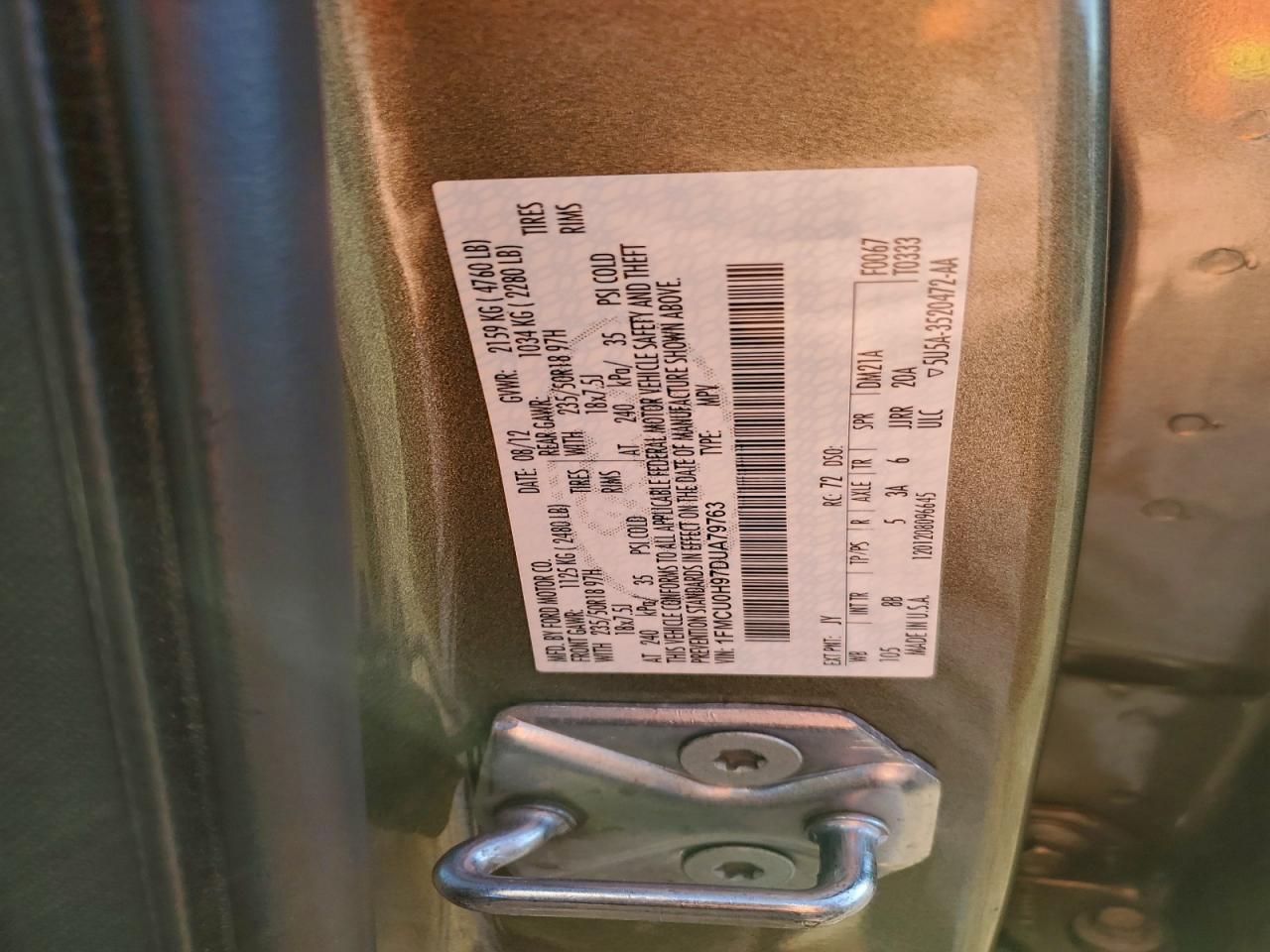 2013 Ford Escape sel