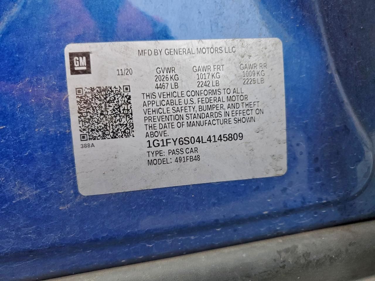 2020 Chevrolet Bolt ev lt