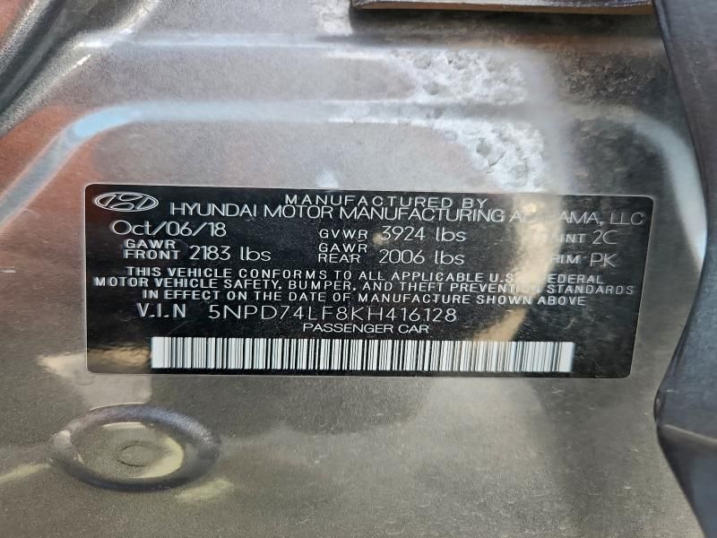 2019 Hyundai Elantra se