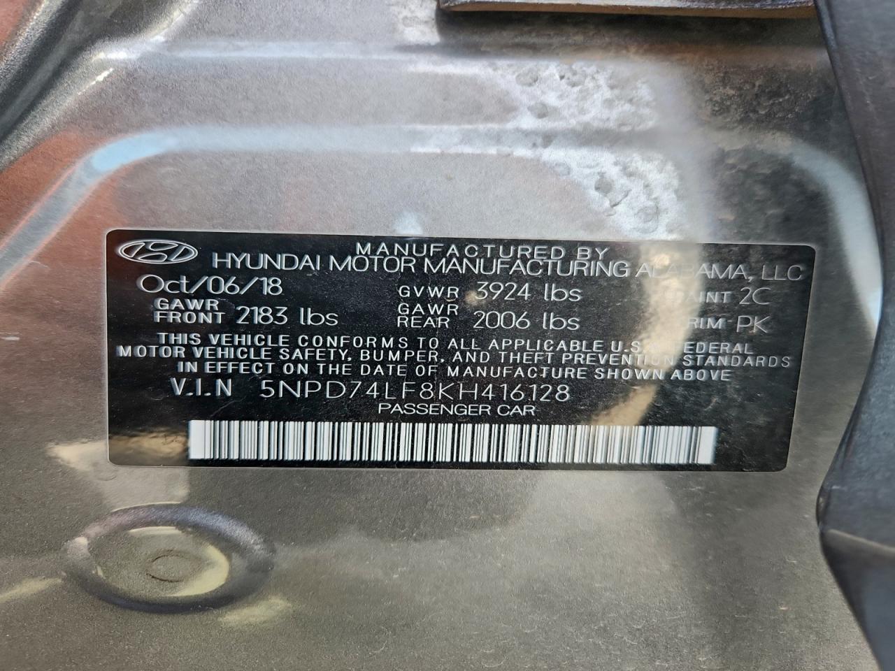 2019 Hyundai Elantra se
