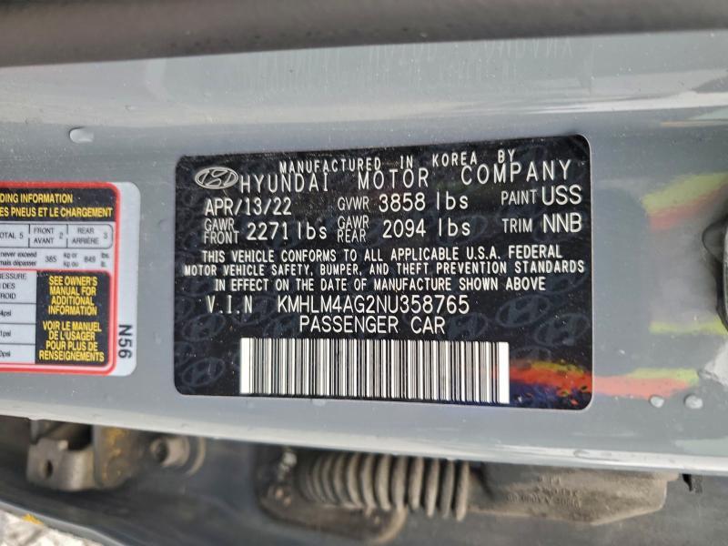 2022 Hyundai Elantra sel