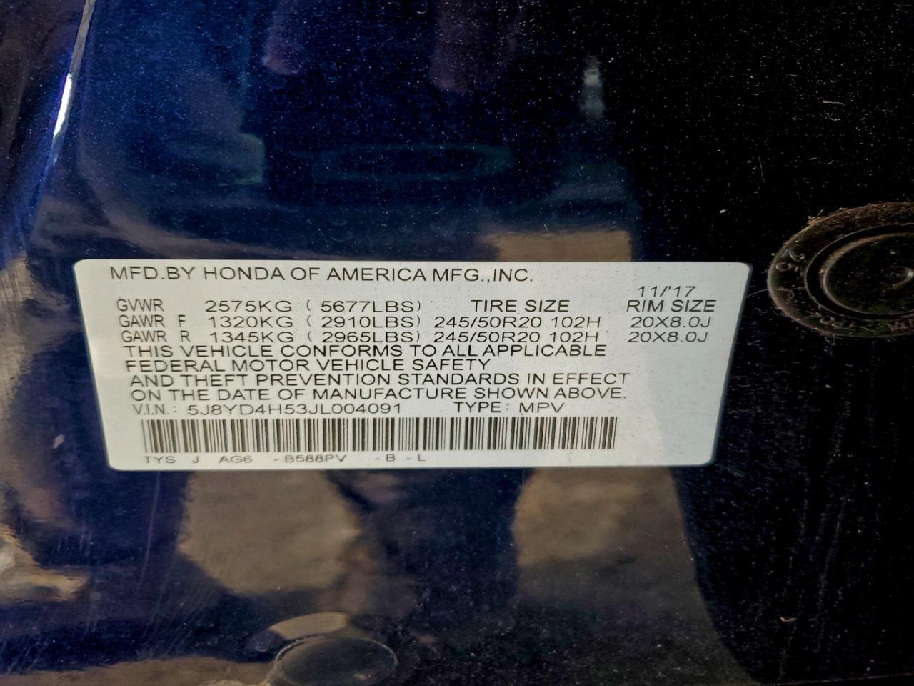 2018 Acura Mdx Technology