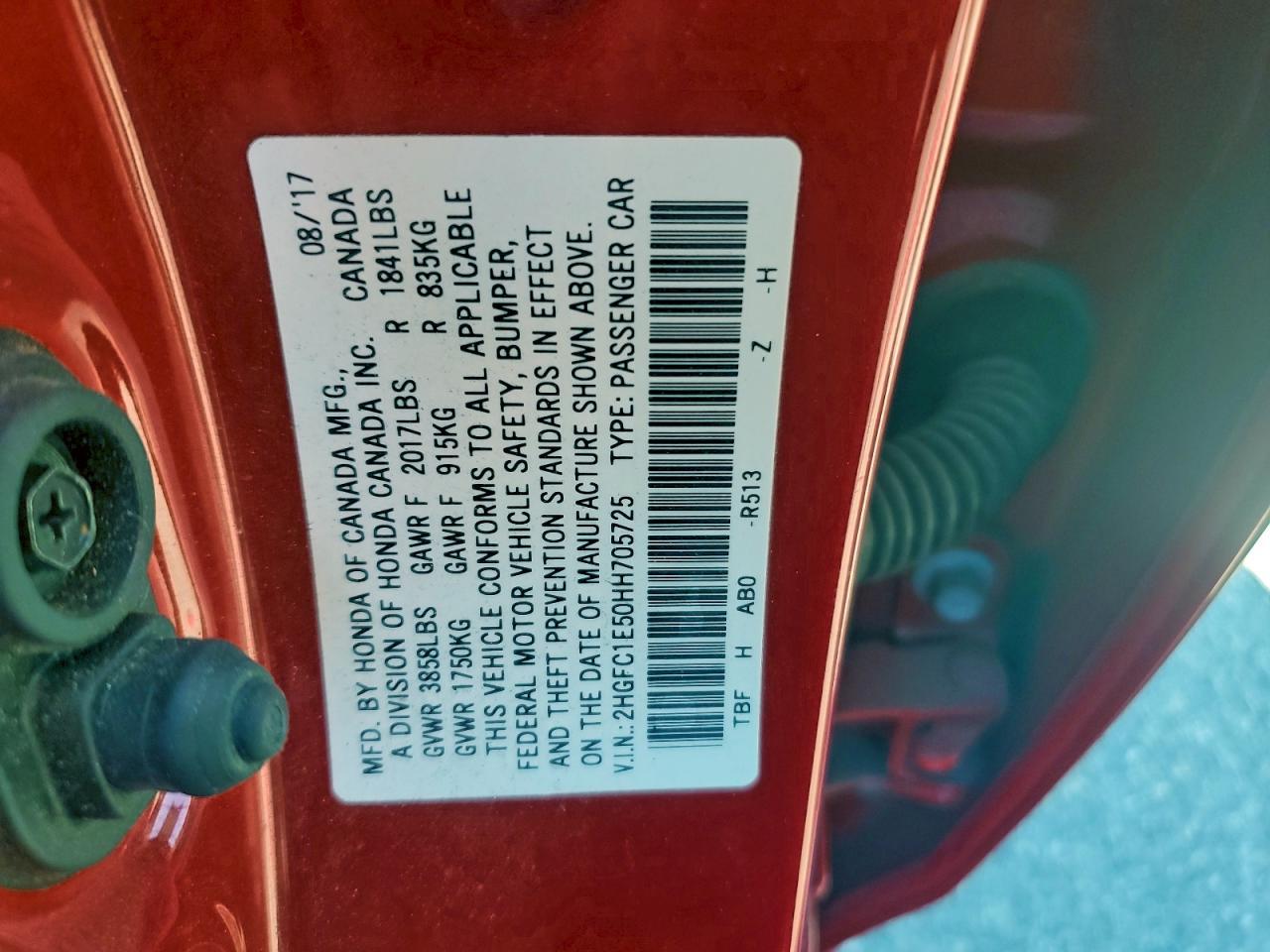 2017 Honda Civic si