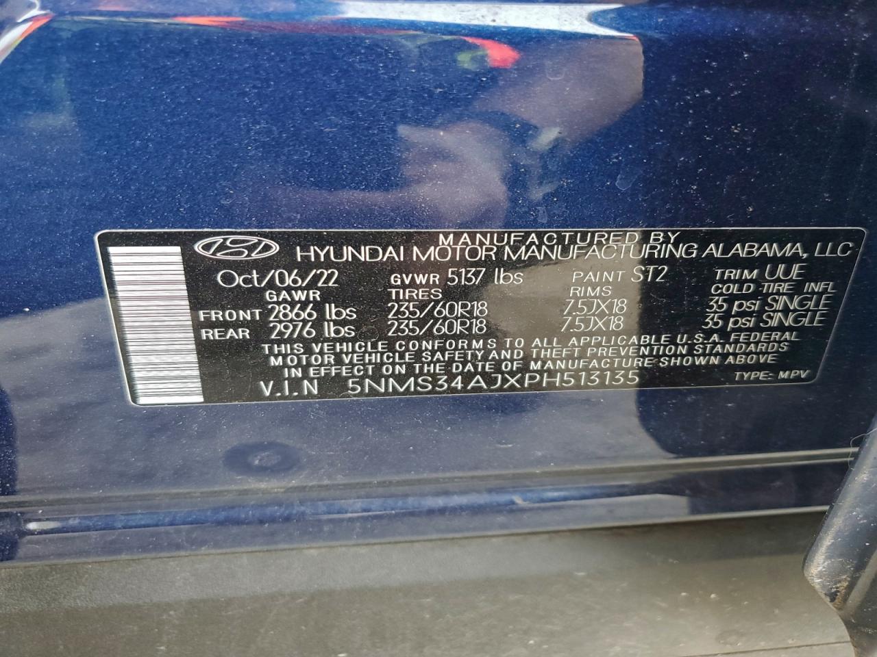 2023 Hyundai Santa fe sel Premium