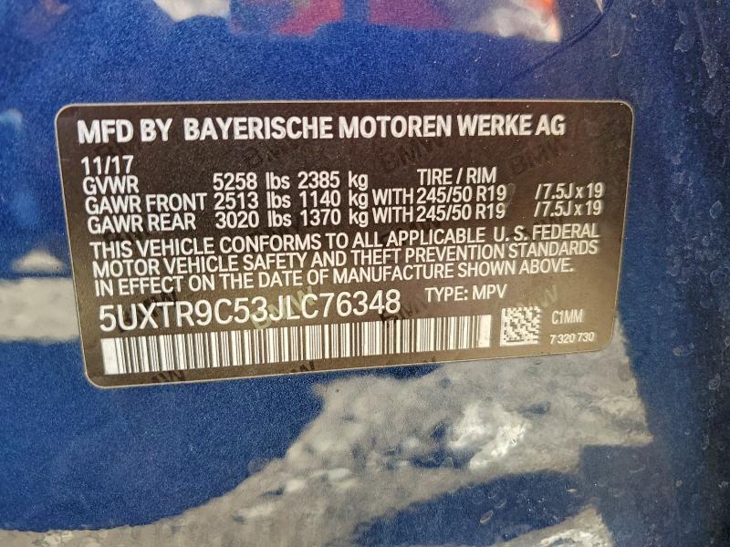 2018 BMW X3 Xdrive30i