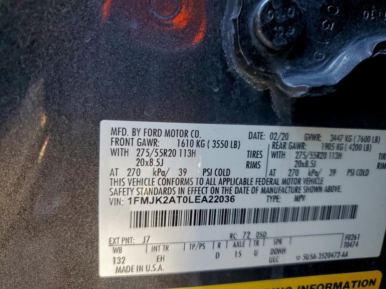 2020 Ford Expedition max Limited