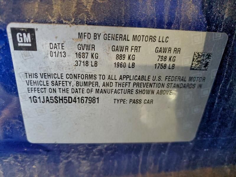 2013 Chevrolet Sonic ls