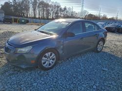 Salvage cars for sale from Copart Mebane, NC: 2012 Chevrolet Cruze ls