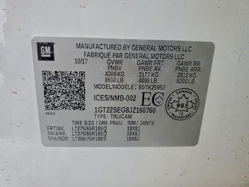 2018 GMC Sierra K2500 sle