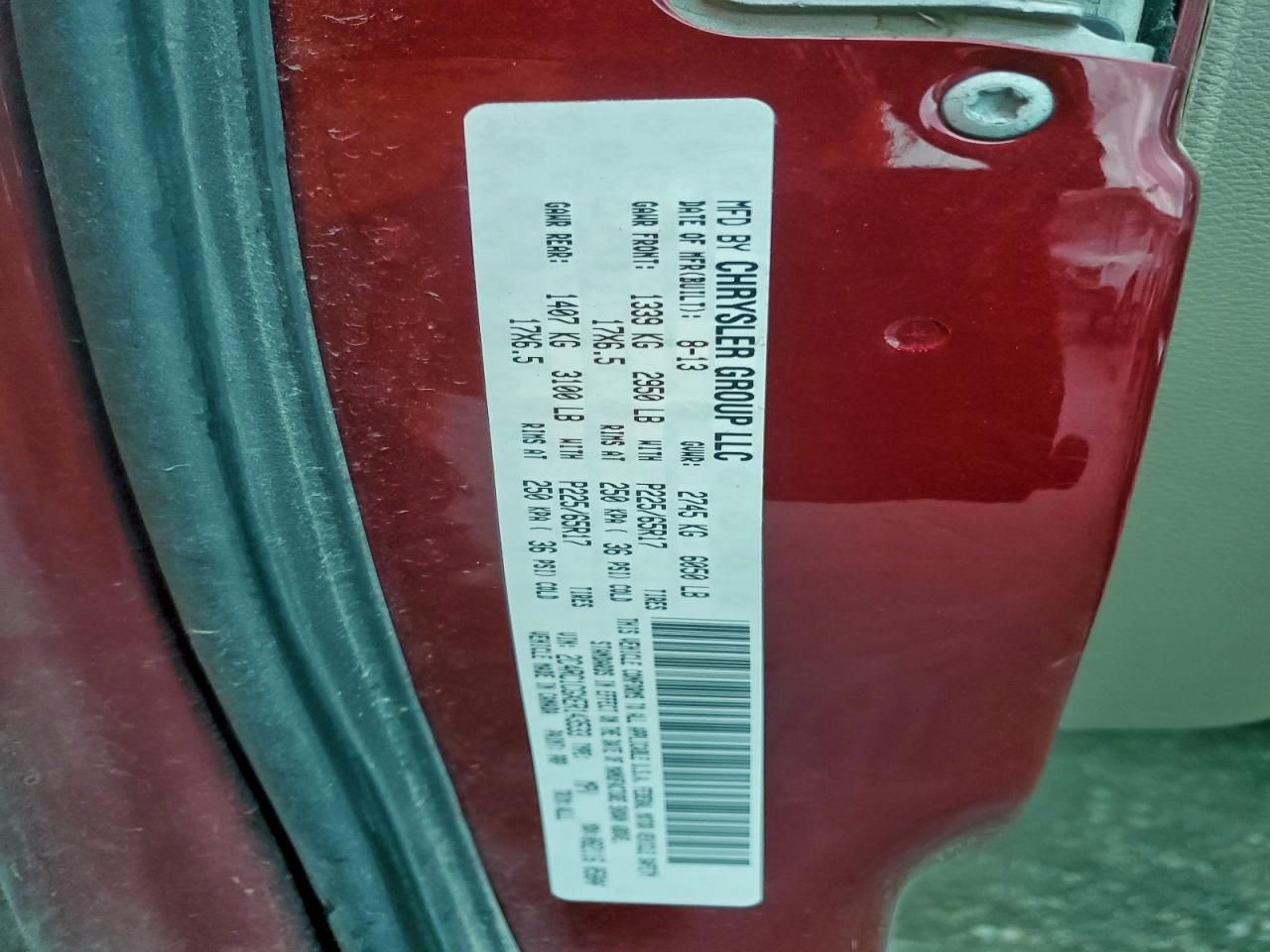 2014 Chrysler Town & Country Touring l