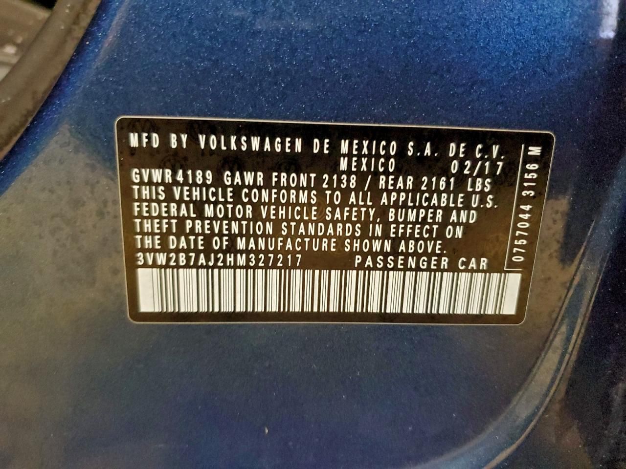 2017 Volkswagen Jetta s