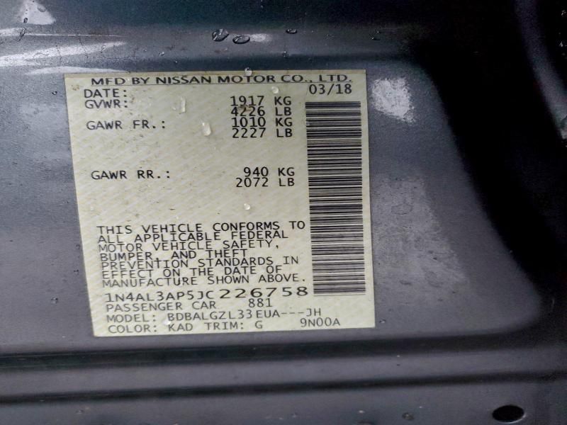 2018 Nissan Altima 2.5