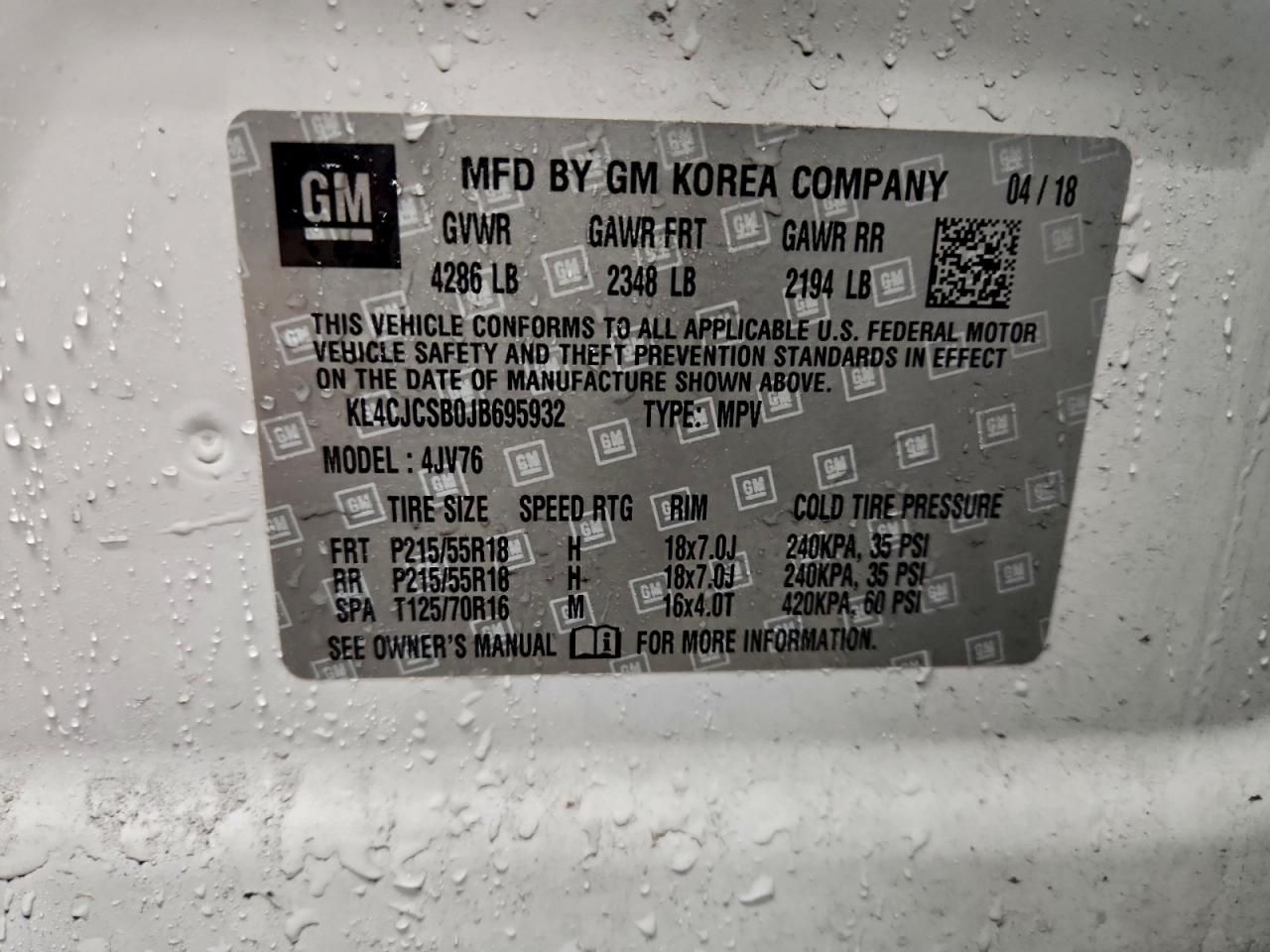 2018 Buick Encore Essence