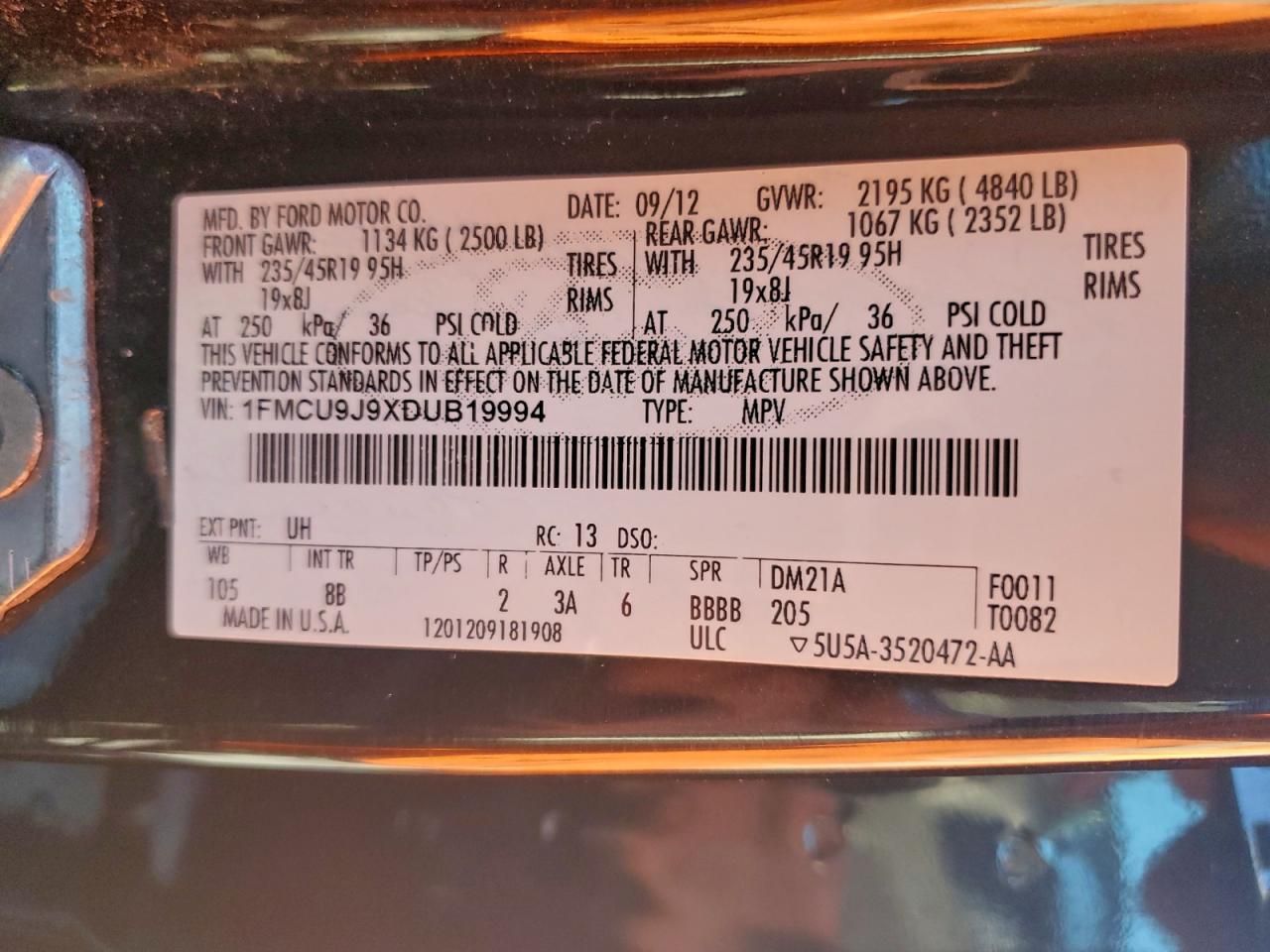 2013 Ford Escape Titanium