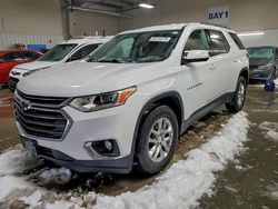 Salvage cars for sale from Copart Elgin, IL: 2019 Chevrolet Traverse lt