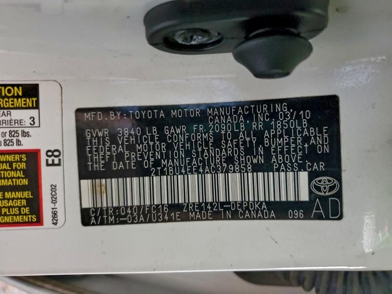 2010 Toyota Corolla Base