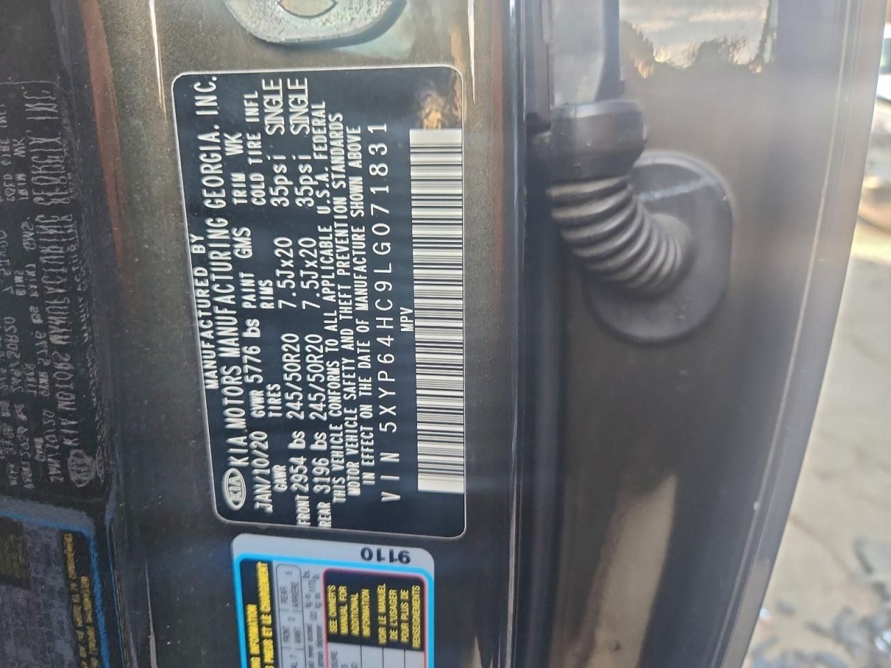 2020 KIA Telluride s