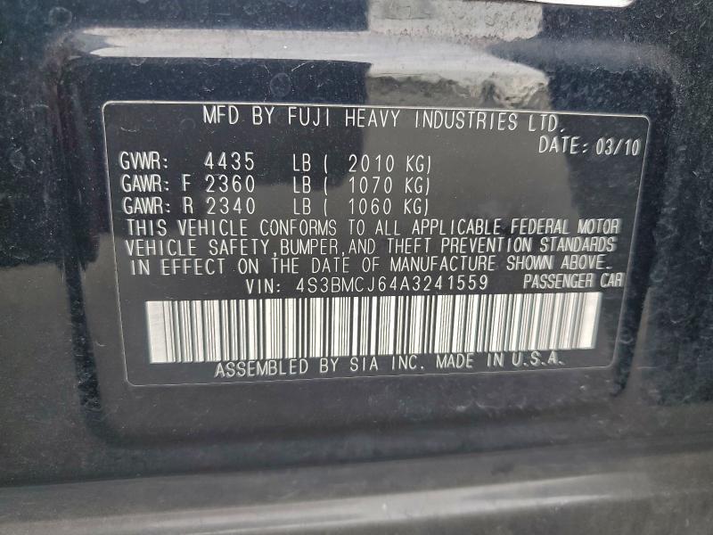 2010 Subaru Legacy 2.5i Limited
