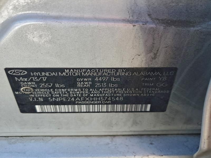 2017 Hyundai Sonata se