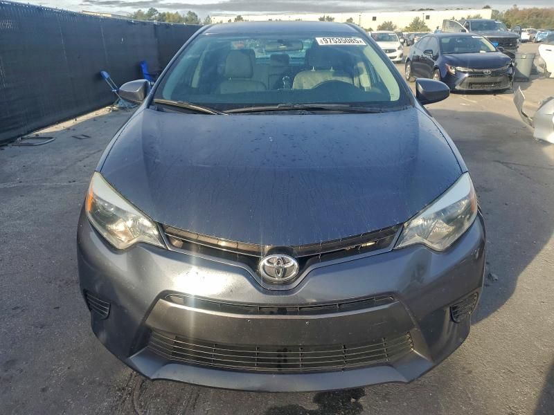 2016 Toyota Corolla le