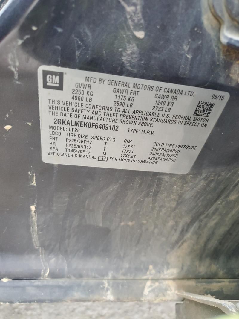 2015 GMC Terrain sle