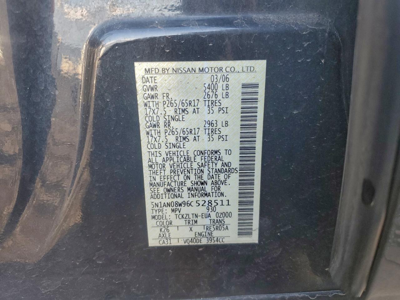 2006 Nissan Xterra