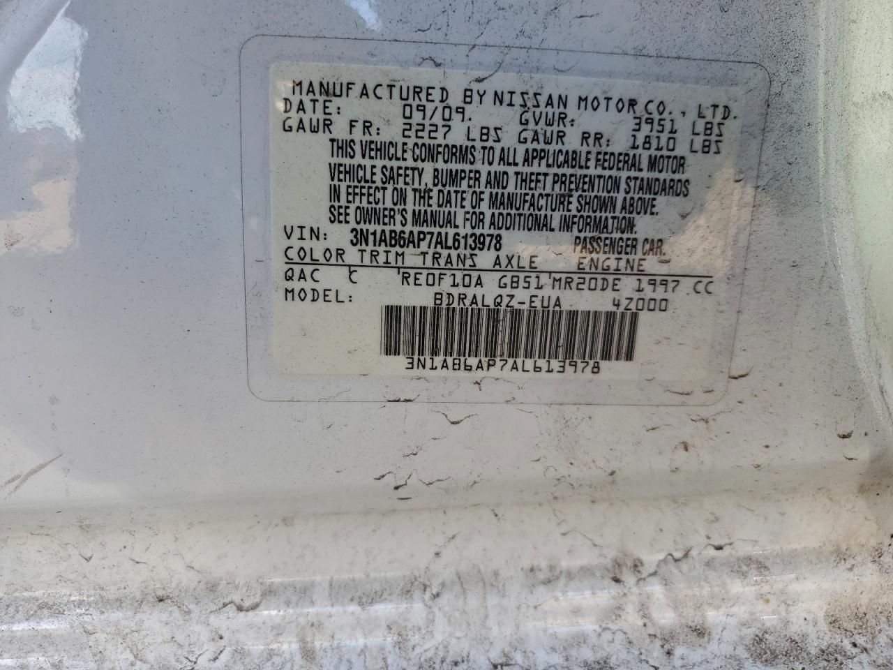 2010 Nissan Sentra 2.0