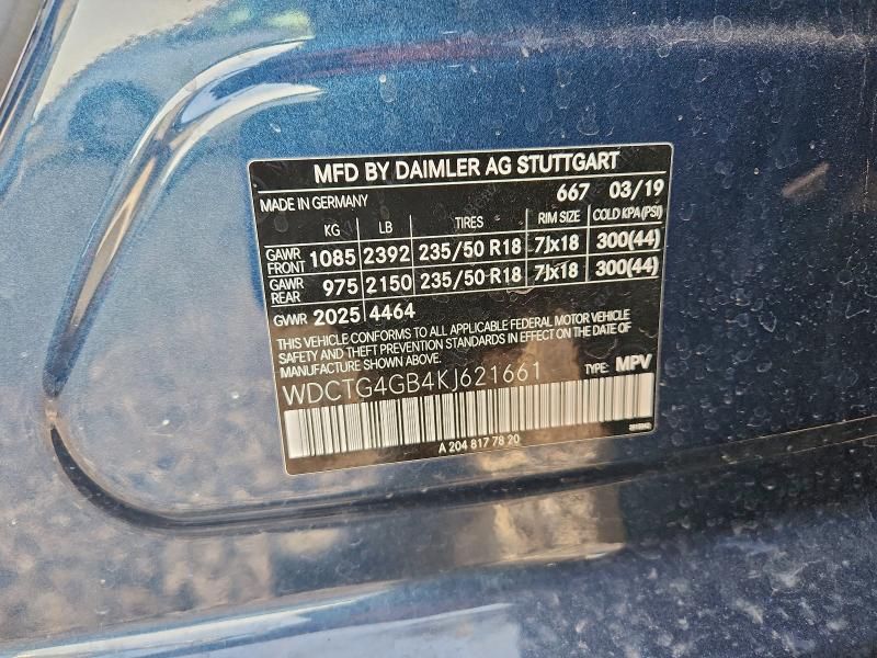 2019 Mercedes-Benz Gla 250 4matic