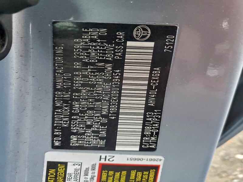 2011 Toyota 2011 Toyt Camry Hybrid