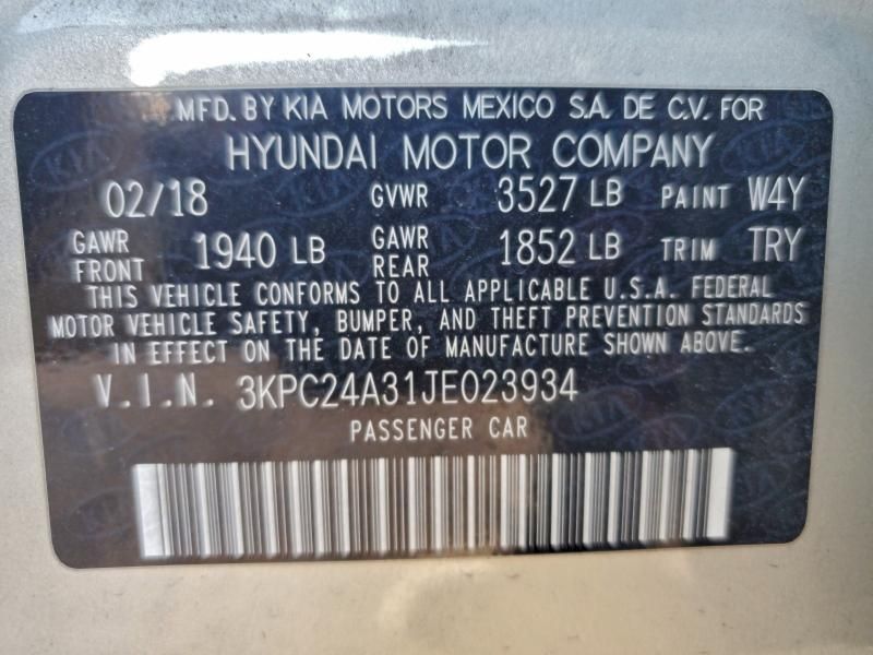 2018 Hyundai Accent se