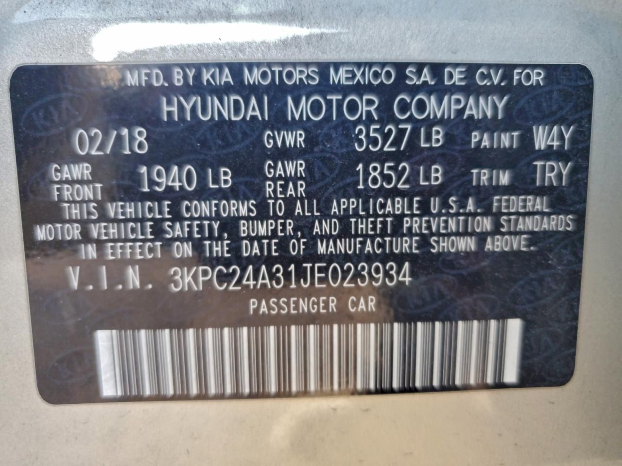 2018 Hyundai Accent se