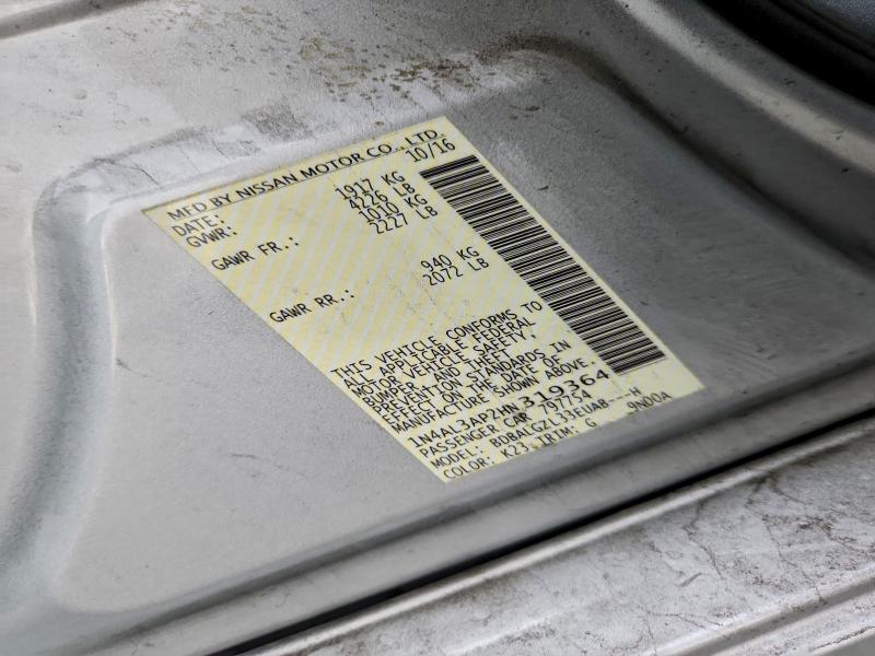 2017 Nissan Altima 2.5 s