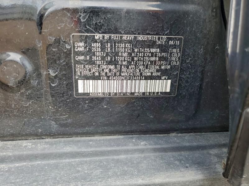 2015 Subaru Outback 2.5i Limited