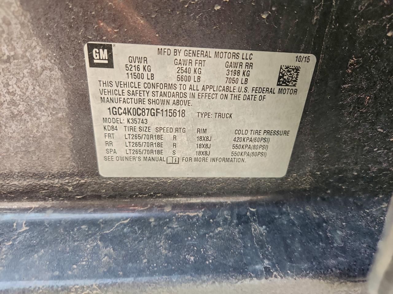 2016 Chevrolet Silverado K3500 ltz