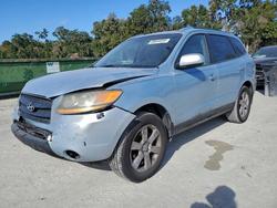 Hyundai Santa fe salvage cars for sale: 2008 Hyundai Santa fe se