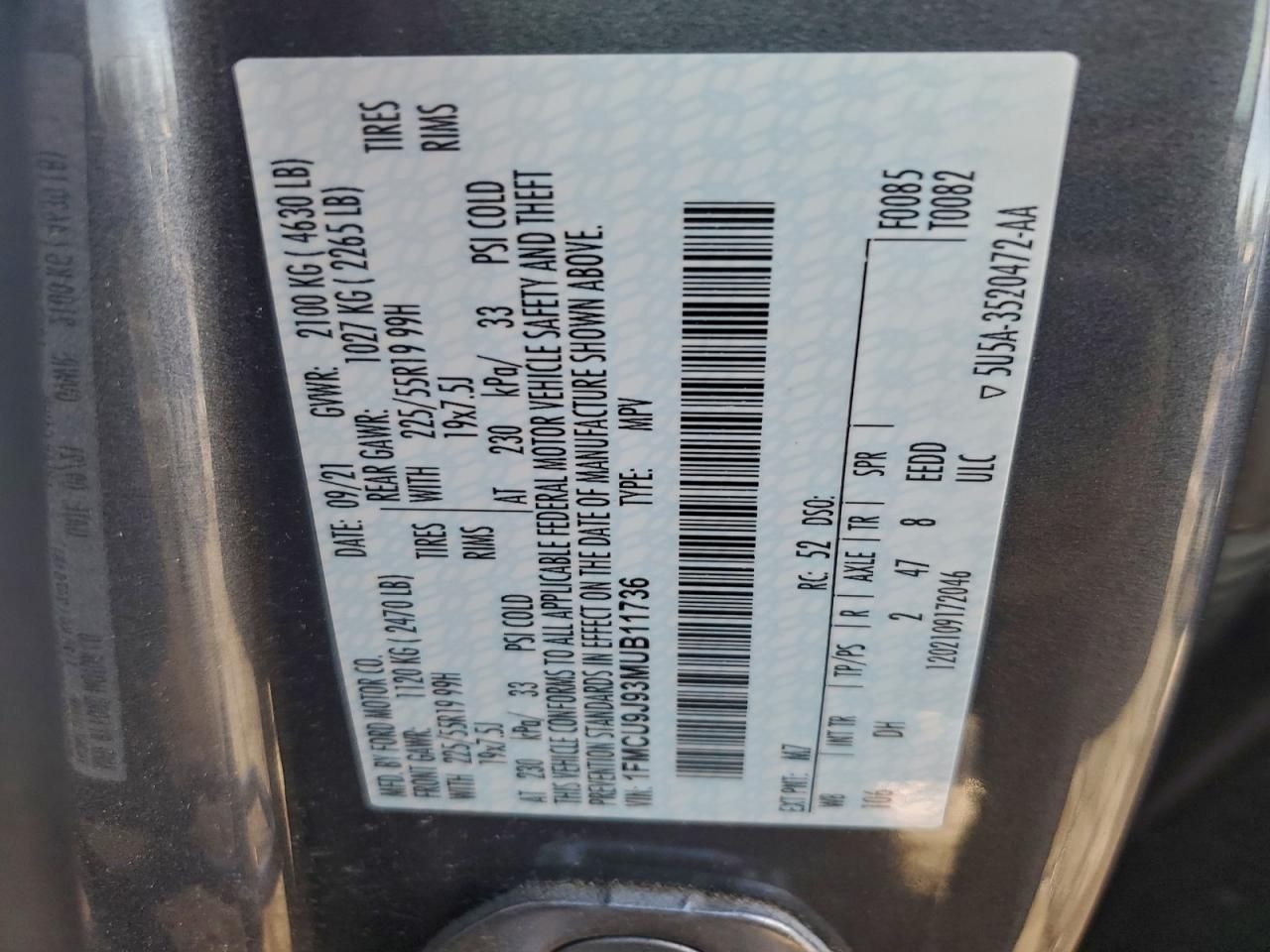 2021 Ford Escape Titanium