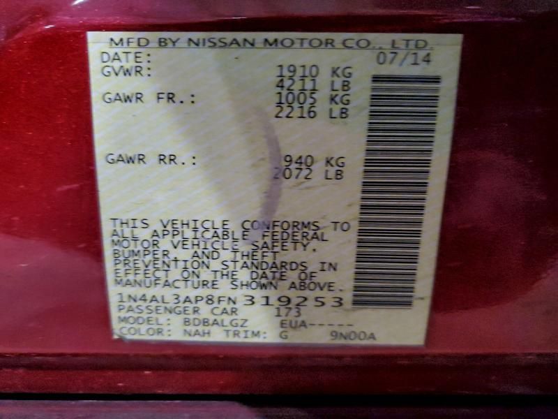 2015 Nissan Altima 2.5